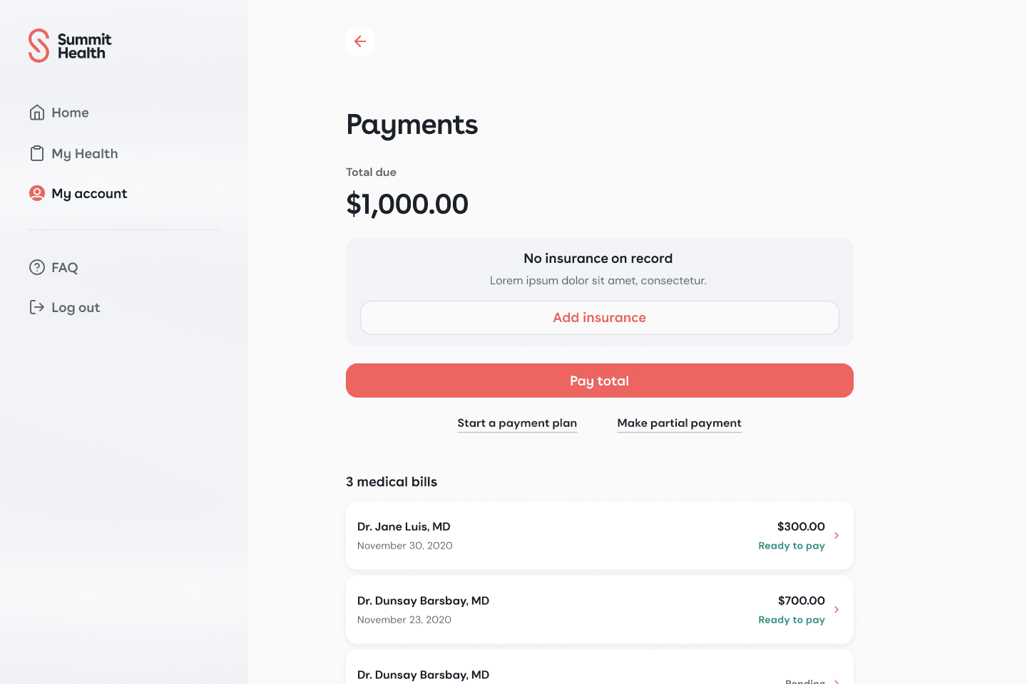 Summit Health Design System
