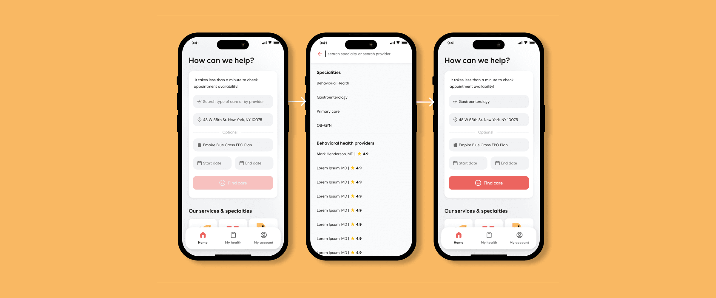 Summit Health: Provider Scheduling & Browsing